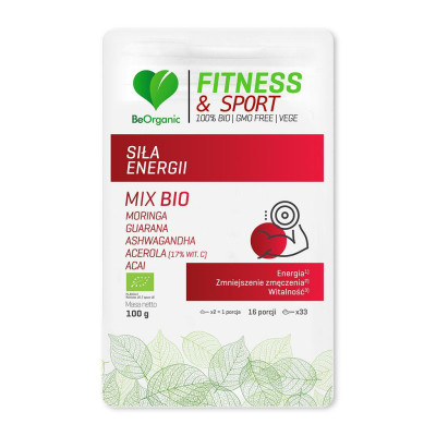 FITNESS & SPORT Siła energii Mix Bio  BeOrganic 100g