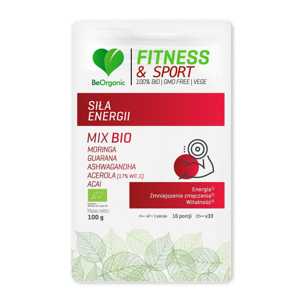 FITNESS & SPORT Siła energii Mix Bio  BeOrganic 100g