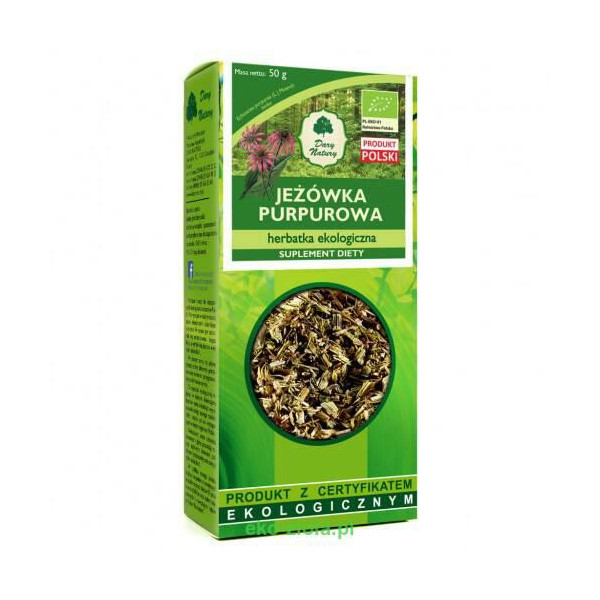 Jeżówka purpurowa korzeń EKO 100  g Suplement Diety