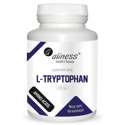 L-Tryptophan 500 mg Vege caps. Aliness