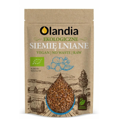 Siemię lniane eko 200 g OLANDIA