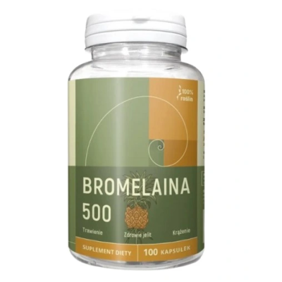 Bromelaina 100 kapsułek x 500 mg