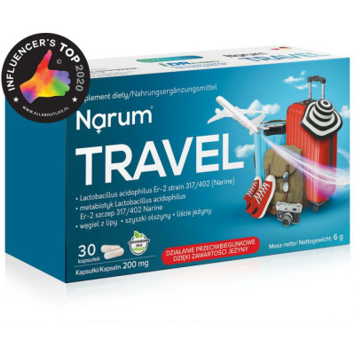 Narum Travel 200 mg x 30 kaps.