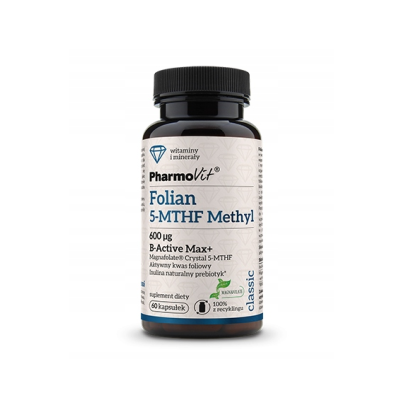 Folian 5-MTHF Methyl 600 ug 60 kaps  Pharmovit