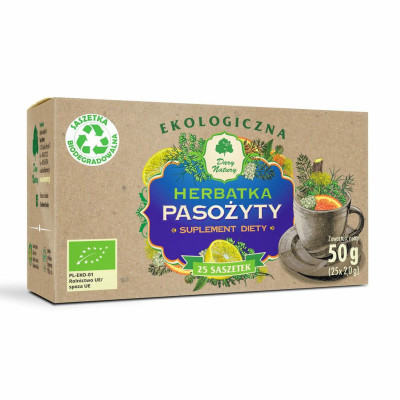 Herbatka  Pasożyty Eko - Suplement diety  25x2g Dary Natury