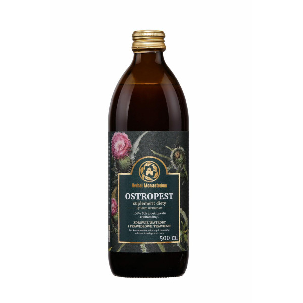 Ostropest sok 500 ml Herbal Monasterium