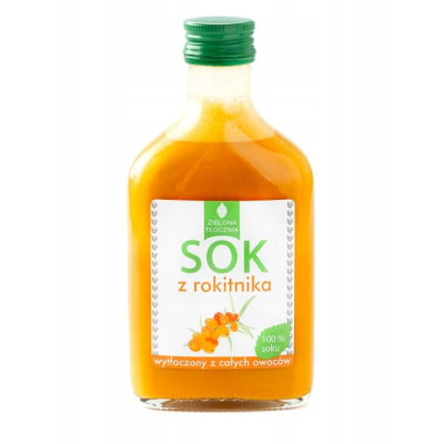 Sok z rokitnika 200 ml Zielona tłocznia