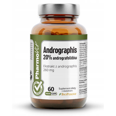 Andrographis 20% 60 kaps. vege Pharmovit
