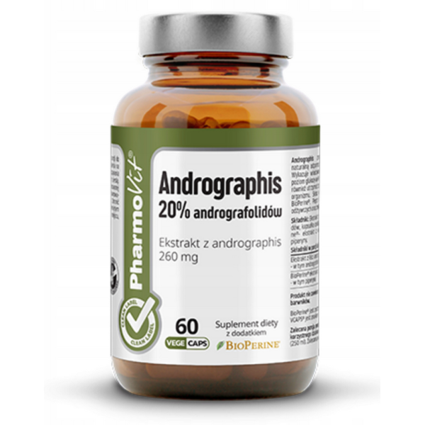 Andrographis 20% 60 kaps. vege Pharmovit