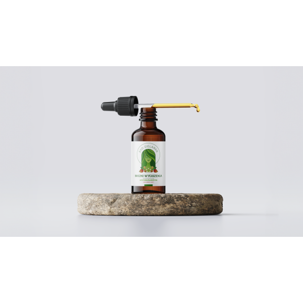Bogini Wyciszenia - Ashwagandha ekstrakt CO2+ len CO2 30ml Eko Zielarka