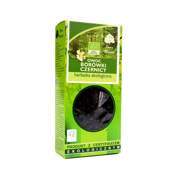 BORÓWKA CZERNICA OWOC EKO 100G