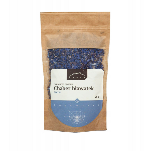 Chaber bławatek płatki kwiatów 25  g Nanga