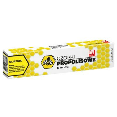 Czopki propolisowe glistnik 12 szt. x 2g Api Efect Czopki propolisowe glistnik 12 szt. x 2g Api Efect