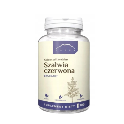 DanShen (szałwia czerwona) ekstrakt 100  kapsułek x 700 mg Nanga