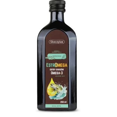 Estromega rybie kwasy omega 3 250ml  Skoczylas