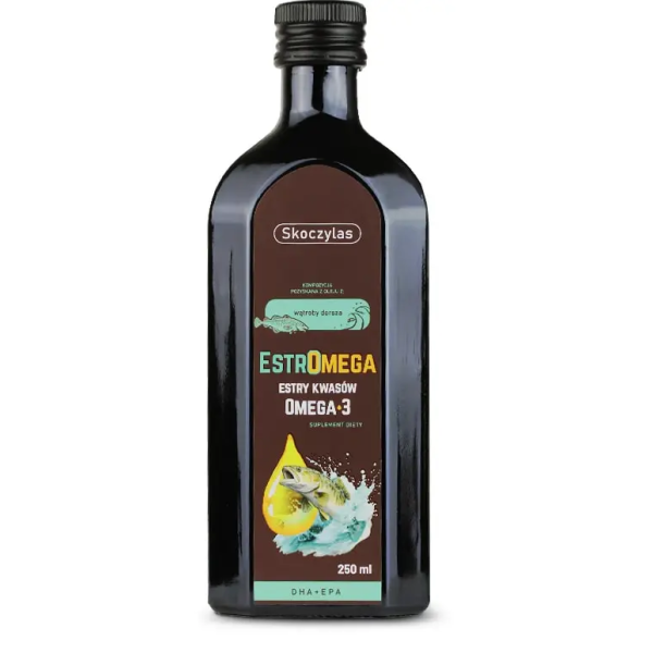 Estromega rybie kwasy omega 3 250ml  Skoczylas