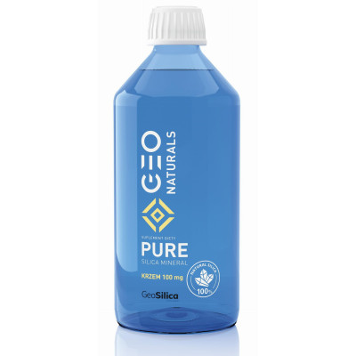 GEONATURALS, PURE SILICA - Krzem 100 mg  x 500 ml Aliness