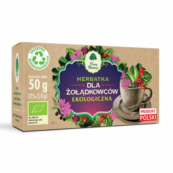 Herbatka dla żołądkowców eko 25x2g Dary  Natury