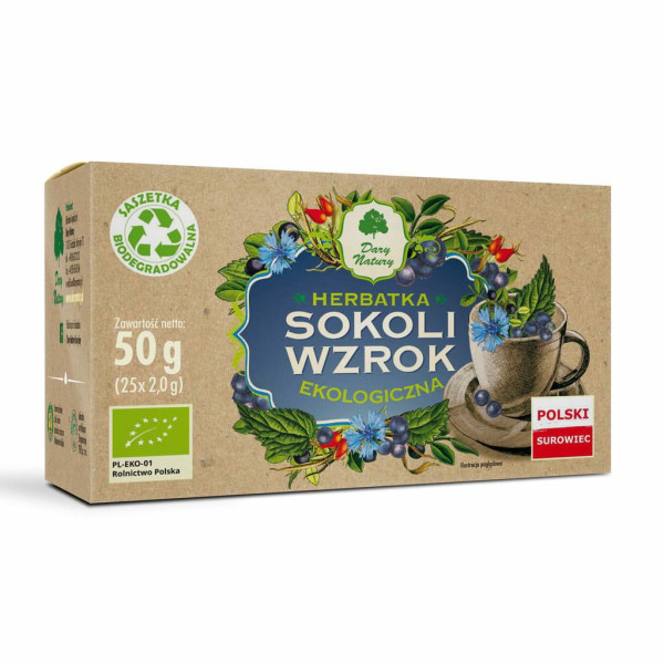 Herbatka Sokoli wzrok EKO 25x2g Dary  Natury