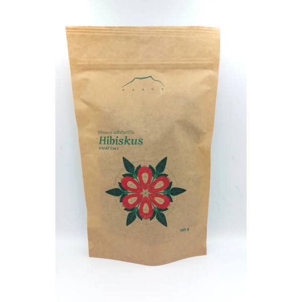 Hibiskus kwiat cały 100g Nanga