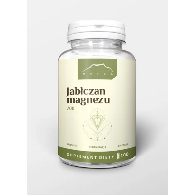 Jabłczan magnezu 100 kapsułek x 700mg  Nanga