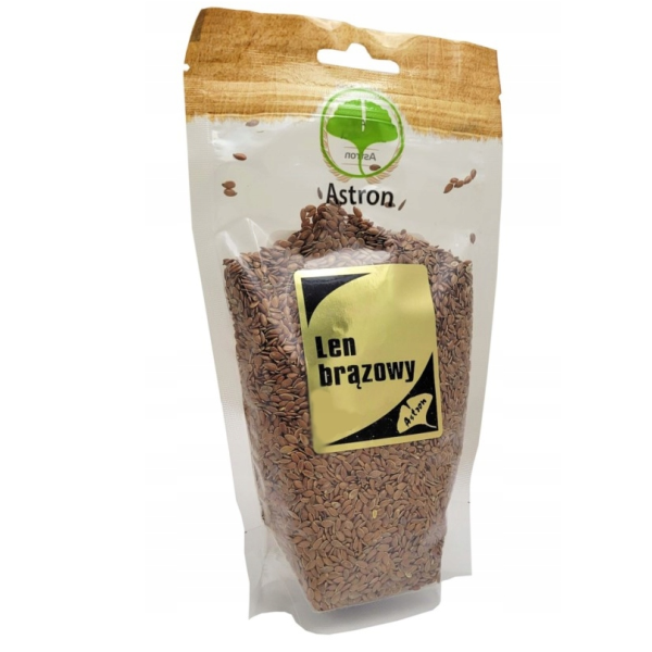 Len brązowy 250g Astron