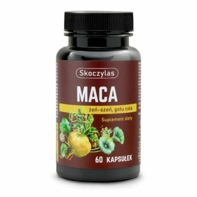 Maca żeńszen gotu cola 60 kaps Skoczylas