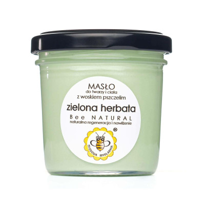 Masło do twarzy i ciała "Zielona  herbata" 65G Miodowa Mydlarnia
