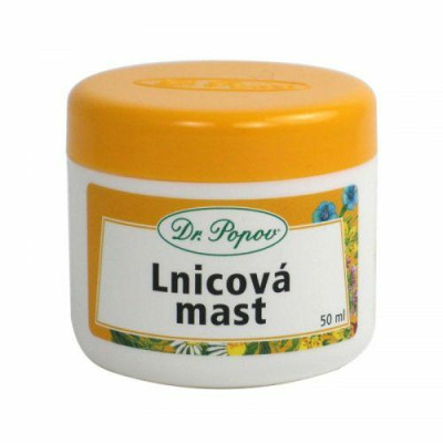 Maść Lnicowa na pszczelim wosku 50 ml   DR.Popov
