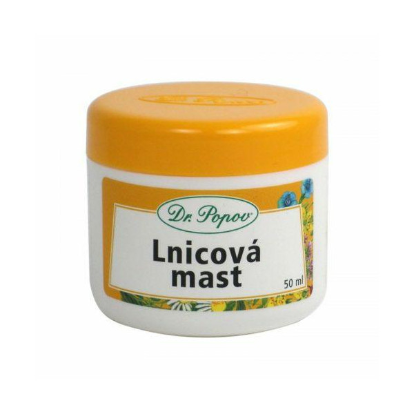 Maść Lnicowa na pszczelim wosku 50 ml   DR.Popov