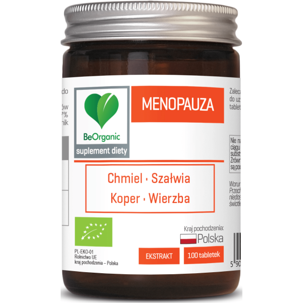 Menopauza BIO 450mgx100tabl BeOrganik