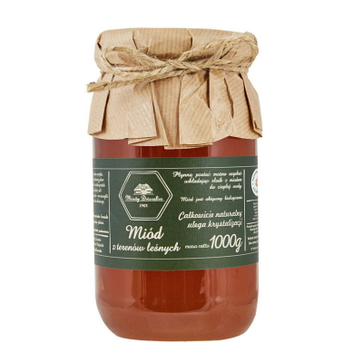 Miód leśny malina z kruszyną 1KG