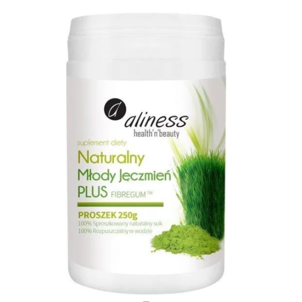 Naturalny Młody Jęczmień proszek 250g  Aliness