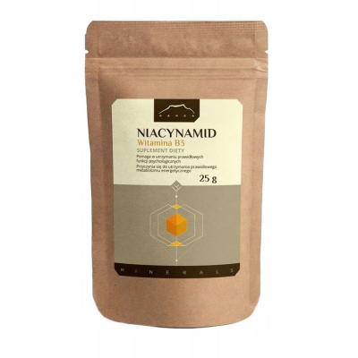 Niacynamid Witamina B3 25g Nanga