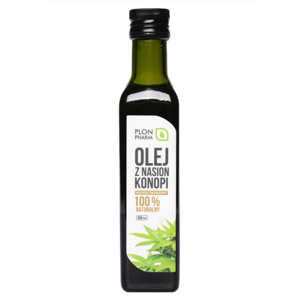 Olej Konopny Zimnotłoczony 250ml Plon  Pharm