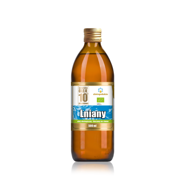 Olej lniany 500 ml Eko Złoto Polskie