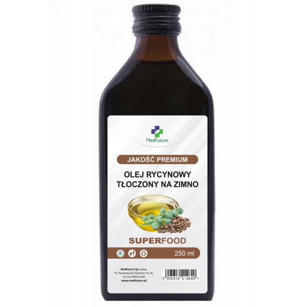 Olej rycynowy 250ml Medfuture