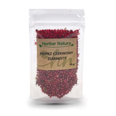 Pieprz czerwony ziarnisty 40 g Herbar