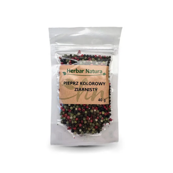 Pieprz kolorowy ziarnisty 40 g Herbar