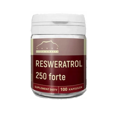 Resweratrol forte 30 kapsułek x 250mg  Nanga