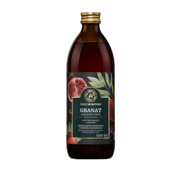 Sok z granatu 500 ml Herbal Monasterium