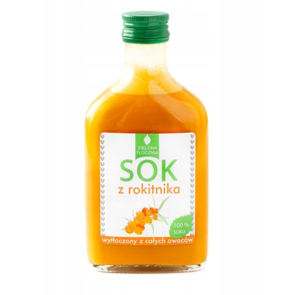 Sok z rokitnika 200 ml Zielona tłocznia