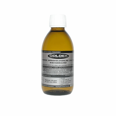 Srebro Nanokoloidalne 250ml szkło Goldex