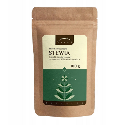 Stewia ekstrakt-97%  rebaudiozydu A 100g