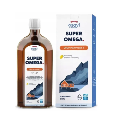 Super Omega Omega 3 2900mg Cytryna 500ml  Osavi
