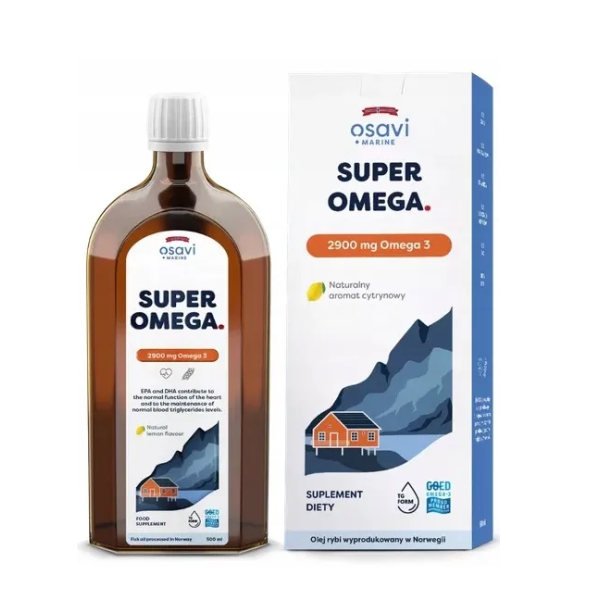 Super Omega Omega 3 2900mg Cytryna 500ml  Osavi