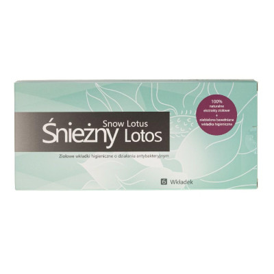 Śieżny Lotos-ziołowe wkładki higiniczke  o działaniu antybakteryjnym 6 wkładek
