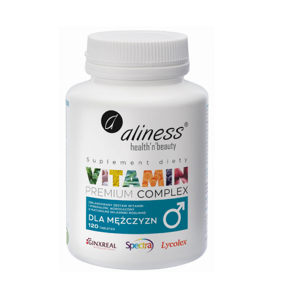 Vitamin Premium Complex dla mężczyzn  Aliness 120 tabl.