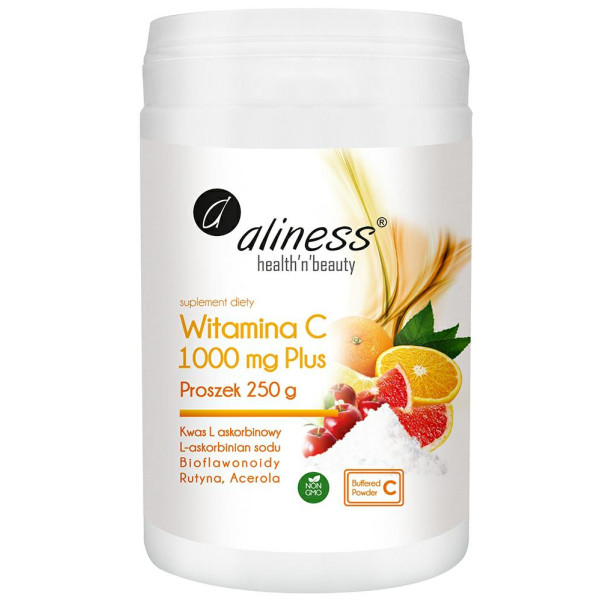 Witamina C 1000mg Buforowana PLUS x 250g  proszek Aliness