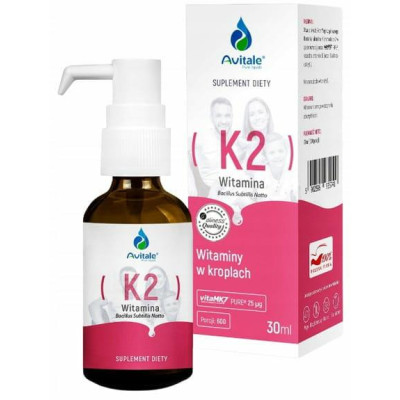Witamina K2 (Vita MK7) 25uq Olive 30ml  Krople Avitale